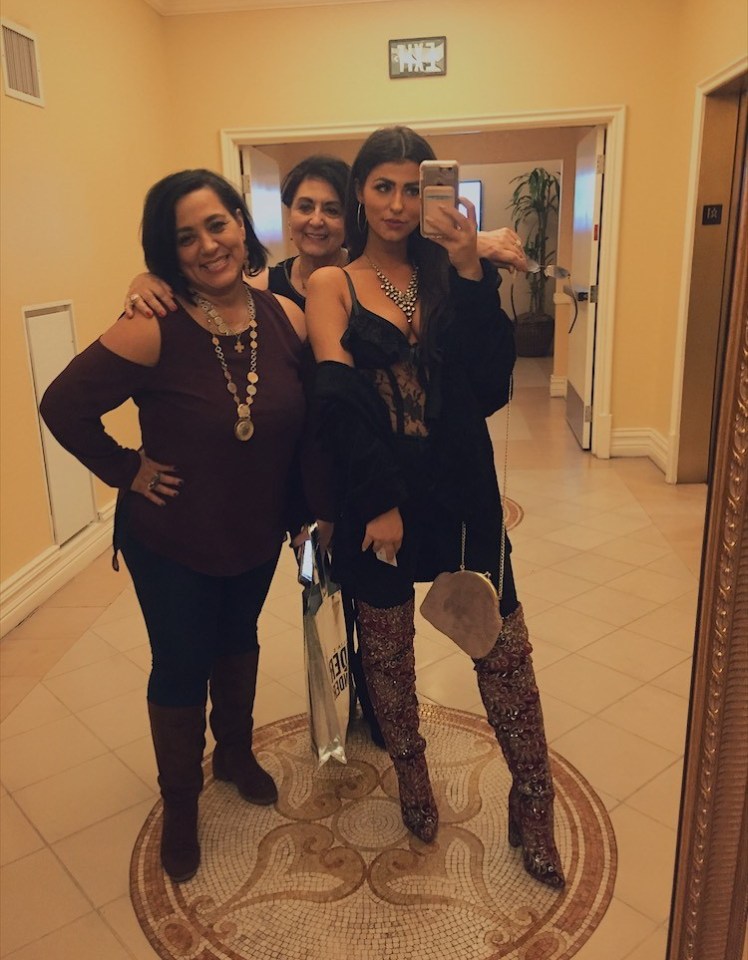 mom and yiayia and i